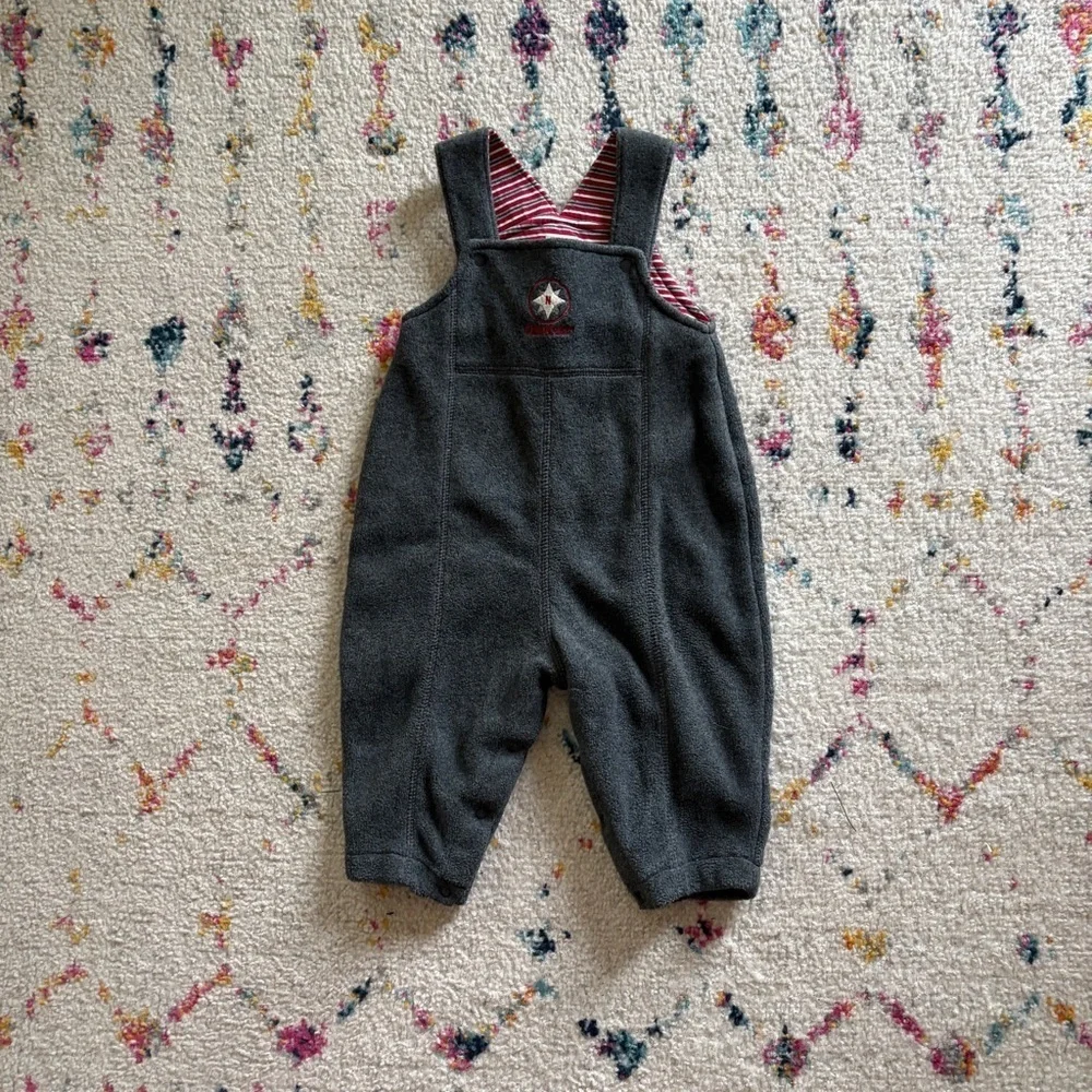 OshKosh B'gosh Overalls Fleece Baby Size XL 18.5 - 20lbs